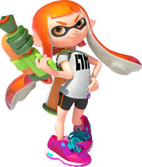 Orange Inkling Girl